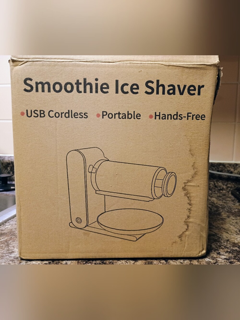 CooAcoo Cordless Electric Ice Shaver & Snow Cone Maker